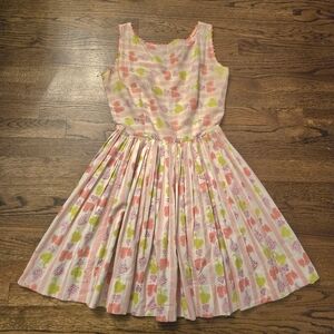 Vintage 50s 60s Pastel Dress